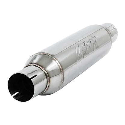 MBRP Universal Resonator 2.5in inlet/outlet 16in body 20in overall T304.