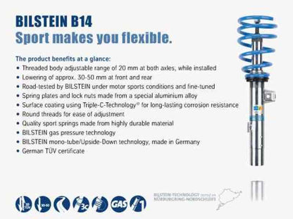 Bilstein B14 (PSS) Coilover Kit - 50MM [47-229945]
