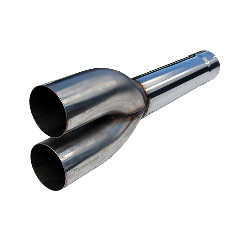 MBRP Universal (not 6.4L Ford Chevy LMM or 6.6L Dodge) Dual Muffler Delete Pipe 4 Inlet /Outlet 27.