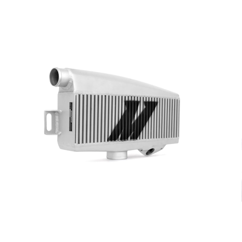 Mishimoto Subaru 02-07 WRX/04-07 STi Top-Mount Intercooler Kit - Powder Coated Silver & Blue Hoses.