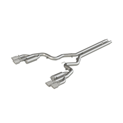 MBRP 18-19 Ford Mustang GT 5.0 3in Cat Back Quad Tip Race Version - AL.