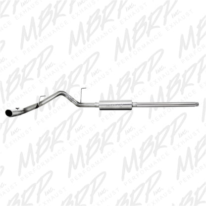 MBRP 2004-2008 Ford F150 EC/CC-SB Cat Back Single Side.