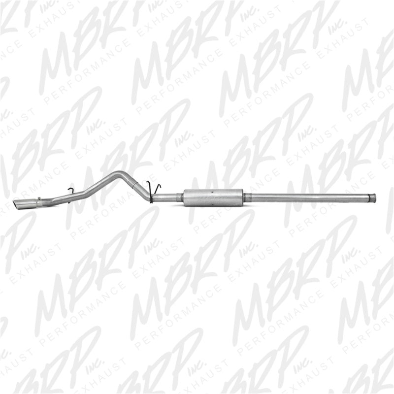 MBRP 14 Chevy/GMC 1500 Silverado/Sierra 4.3L V6/5.3L V8 Single Side Exit AL 3in Cat Back Exhaust.