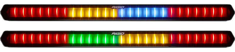 Rigid Industries 28in Chase Light Bar Universal - Rear Facing 27 Mode 5 Color LED Light Bar.