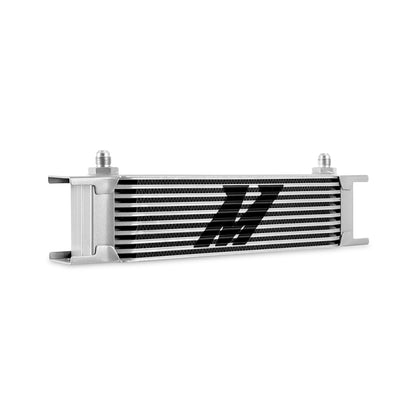Mishimoto Universal -6AN 10 Row Oil Cooler - Silver.