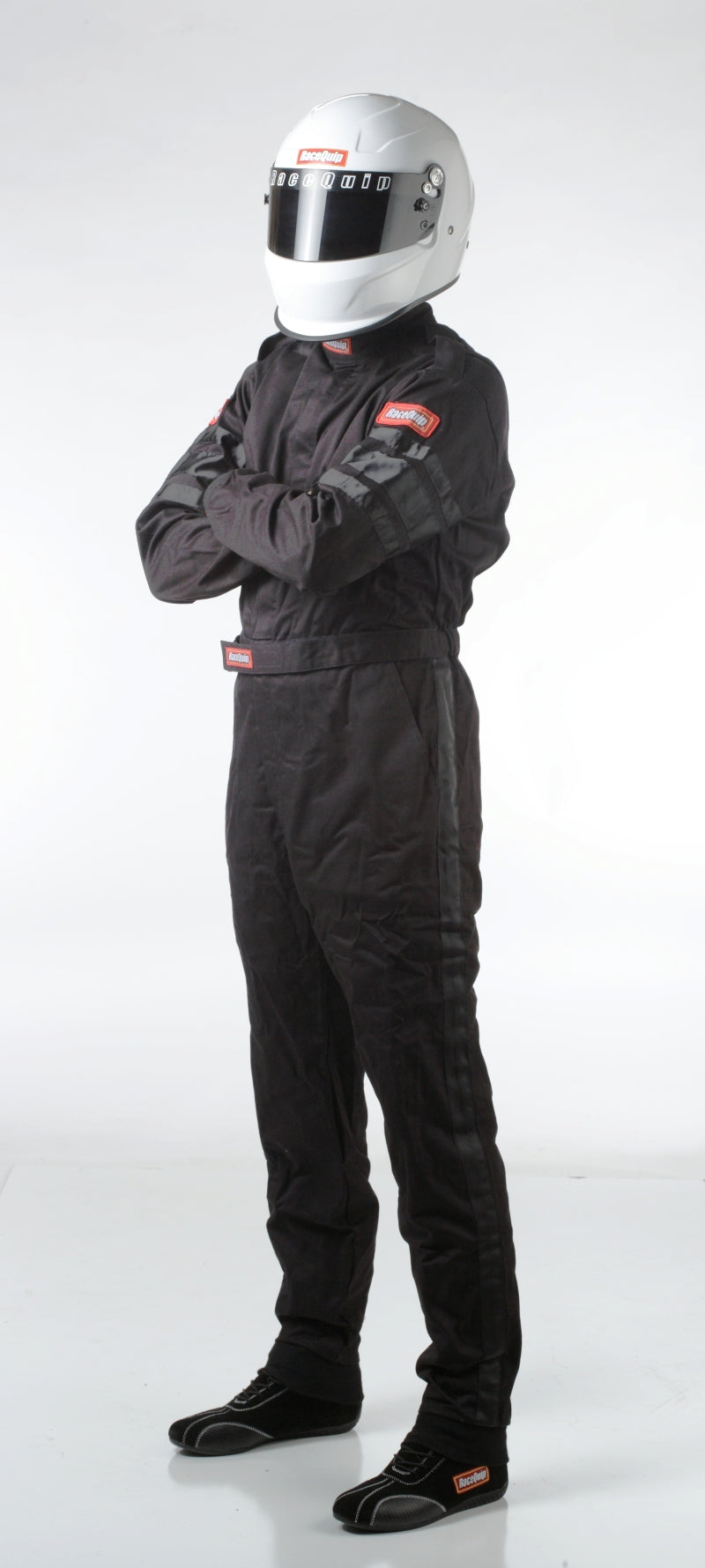 RaceQuip Black SFI-1 1-L Suit - 3XL.