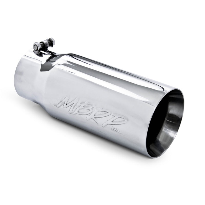 MBRP Universal Tip 5 O.D. Dual Wall Straight 4 inlet 12 length.