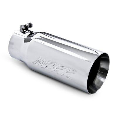 MBRP Universal Tip 5 O.D. Dual Wall Straight 4 inlet 12 length.
