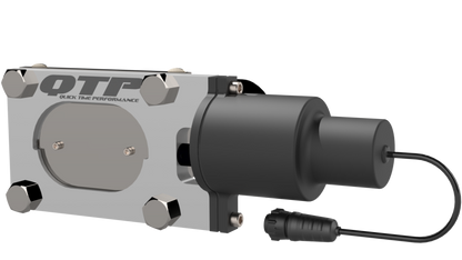 QTP Bolt-On QTEC Low Profile Oval Electric Cutout Valve.