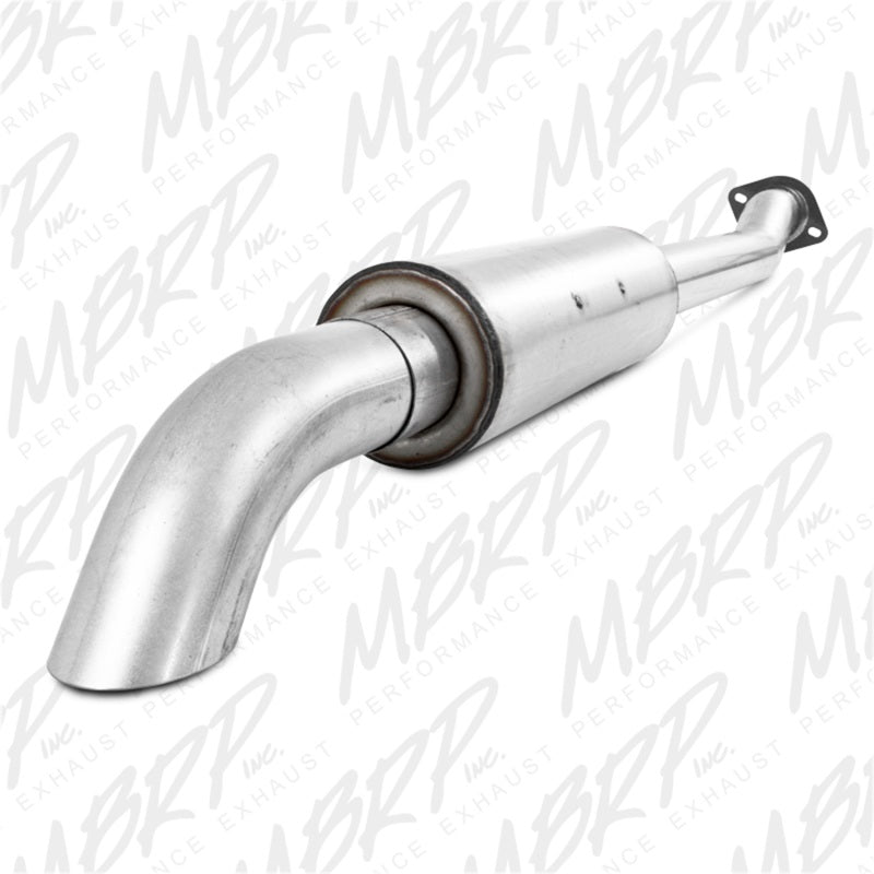MBRP 11-12 Ford F-150 SVT Raptor 6.2L EC-SB/CC-SB 3.5in Cat Back Single Turn Down Alum Exhaust.