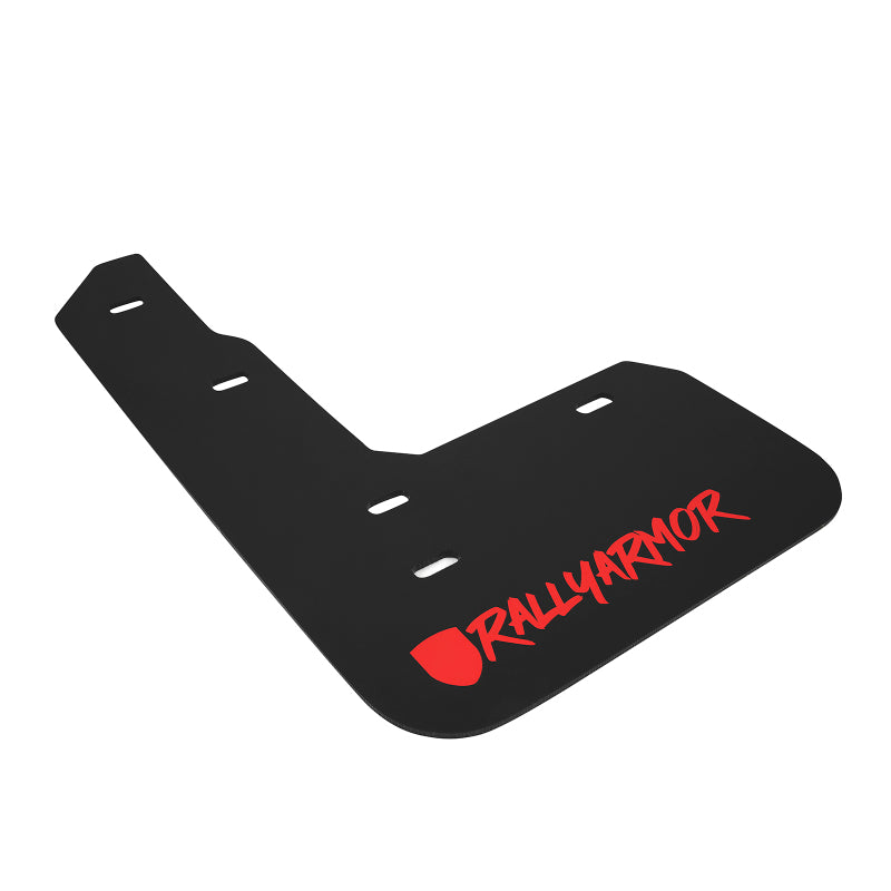 Rally Armor 17-18 Honda Civic Type R (Type R Only) UR Black Mud Flap w/ Red Logo and Altered Font.