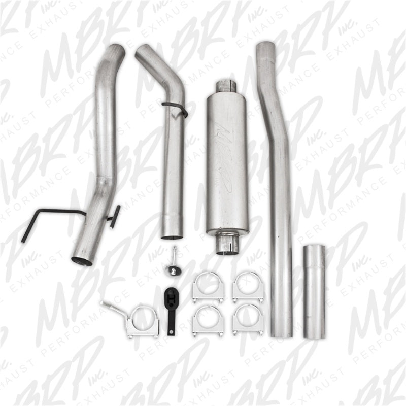 MBRP 03-13 Ram Hemi 2500/3500 5.7L Alum 3in Cat Back Single Side Exit.