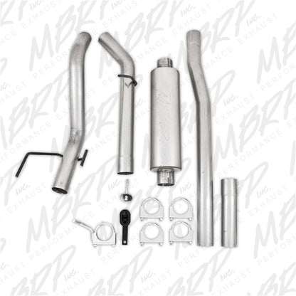 MBRP 03-13 Ram Hemi 2500/3500 5.7L Alum 3in Cat Back Single Side Exit.