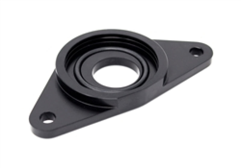 Torque Solution HKS BOV Adapter Flange: Subaru WRX / STi - Black.