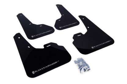 Rally Armor 2010+ Mazda3/Speed3 UR Black Mud Flap w/ Silver Logo.