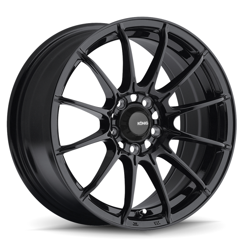 Konig Dial In 15x7 4x100 ET35 Gloss Black.
