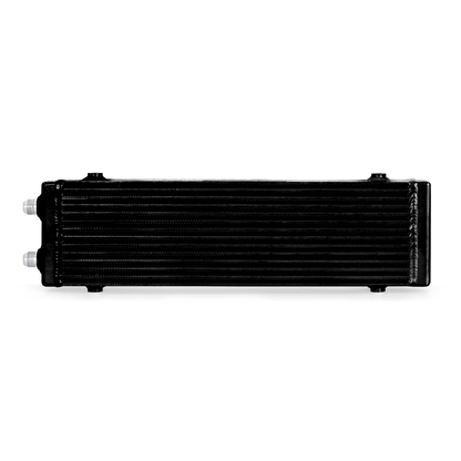 Mishimoto Universal Large Bar and Plate Dual Pass Black Oil Cooler.