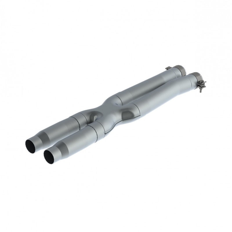 MBRP 16-19 Ford Mustang GT350 3in Resonator Delete X-Pipe - T409.