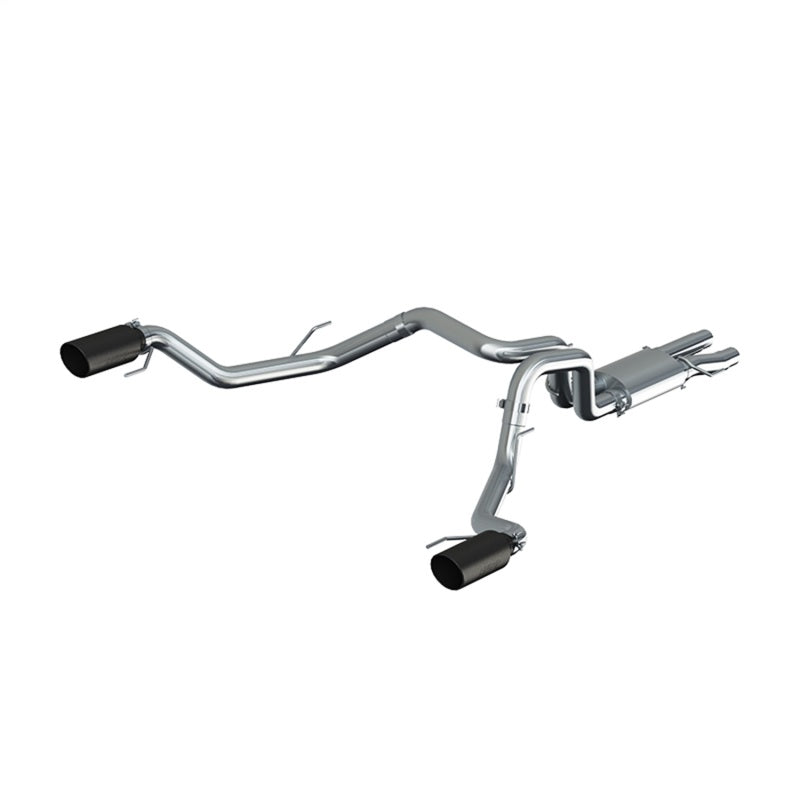 MBRP 17-20 Ford F-150 Raptor 3.5L Ecoboost Dual Rear Exit T409 3in Resonater Back Exhaust System.
