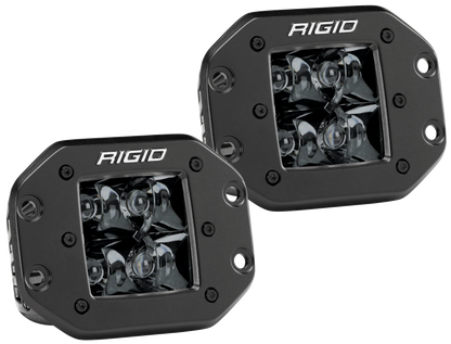 Rigid Industries D2 - Midnight Edition Flush Mount Spot Lights.