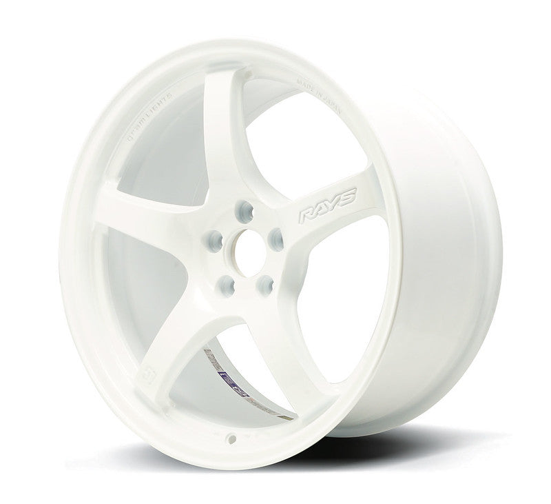 Gram Lights 57CR 17x9 +38 5x100 Ceramic White Pearl Wheel.