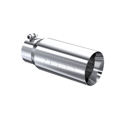MBRP Universal Tip 5 O.D. Dual Wall Straight 4 inlet 12 length.