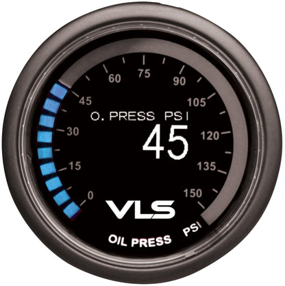 Revel VLS 52mm 0-150PSI Digital OLED Oil Pressure Gauge.