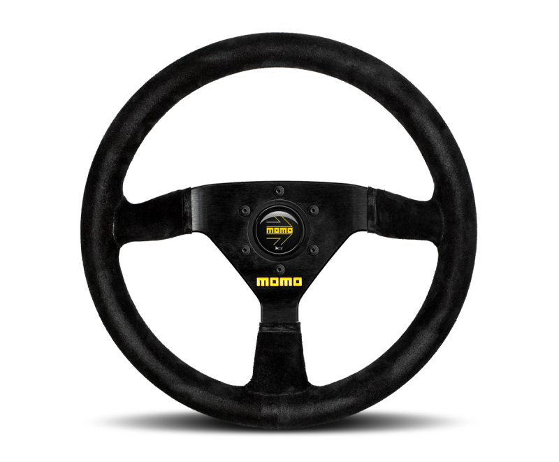 Momo MOD78 Steering Wheel 350 mm -  Black Leather/Black Spokes