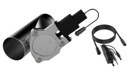 QTP 3.5in Bolt-On QTEC Electric Cutout Valve - Single.