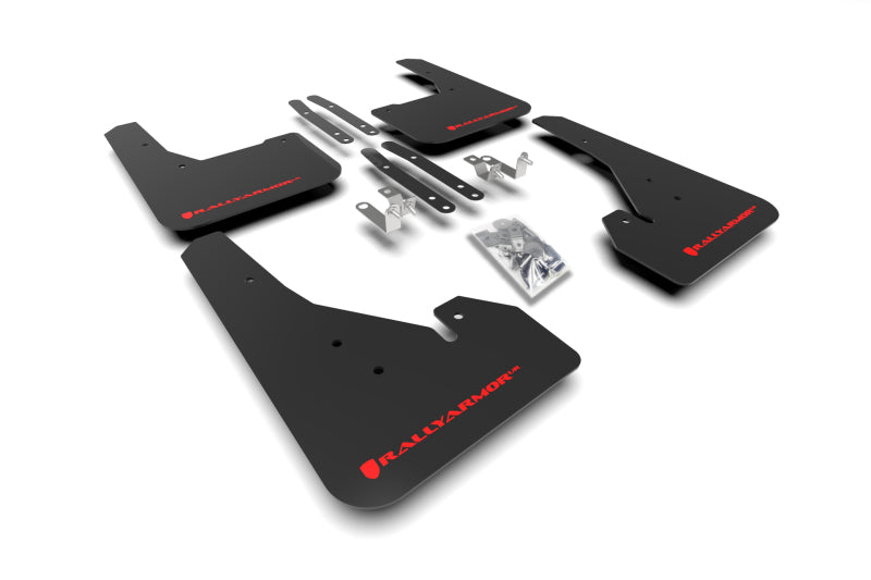 Rally Armor 2019-20 Toyota Corolla Black UR Mud Flap Red Logo.