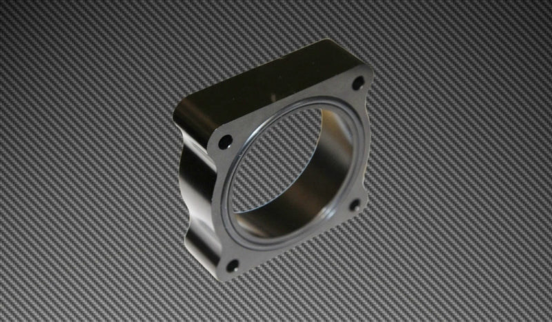 Torque Solution Throttle Body Spacer 2013 Ford Focus ST - Black.