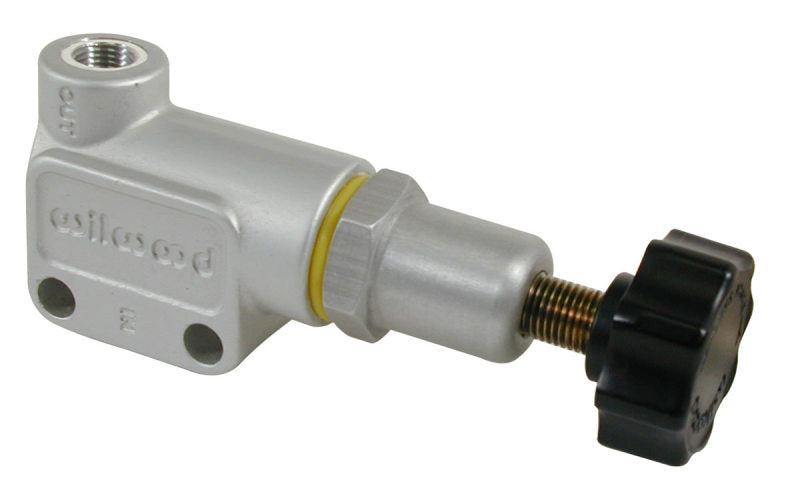 Wilwood Proportioning Valve - Knob Adjust 3/8-24 IF Inlet & Outlet.