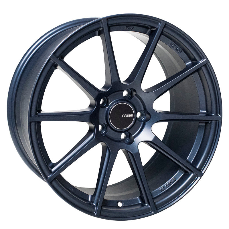 Enkei TS10 18x9.5 35mm Offset 5x114.3 Bolt Pattern 72.6mm Bore Dia Matte Blue Wheel (MOQ 40).