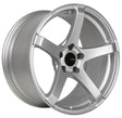 Enkei Kojin 18x9.5 15mm Offset 5x114.3 Bolt Pattern 72.6mm Bore Dia Matte Silver Wheel.