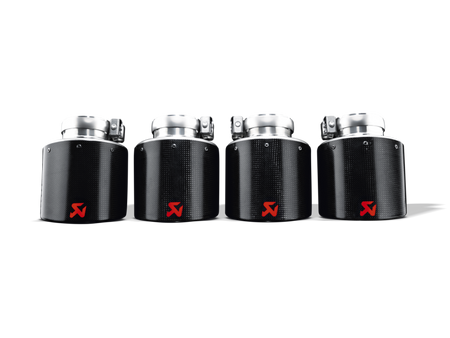 Akrapovic 06-13 Chevrolet Corvette ZO6/ZR1 (C6) Tail Pipe Set (Carbon 125 mm).