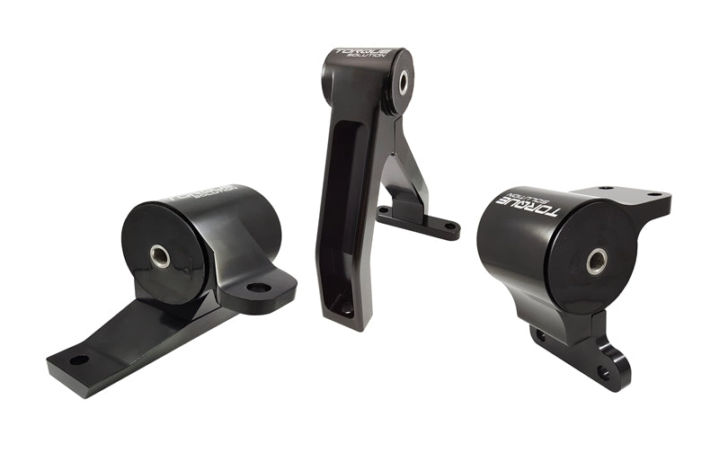 Torque Solution 3pc Rear Aluminum Engine Mount Kit: Mitsubishi Lancer/Ralliart/Evolution X 2008-15.