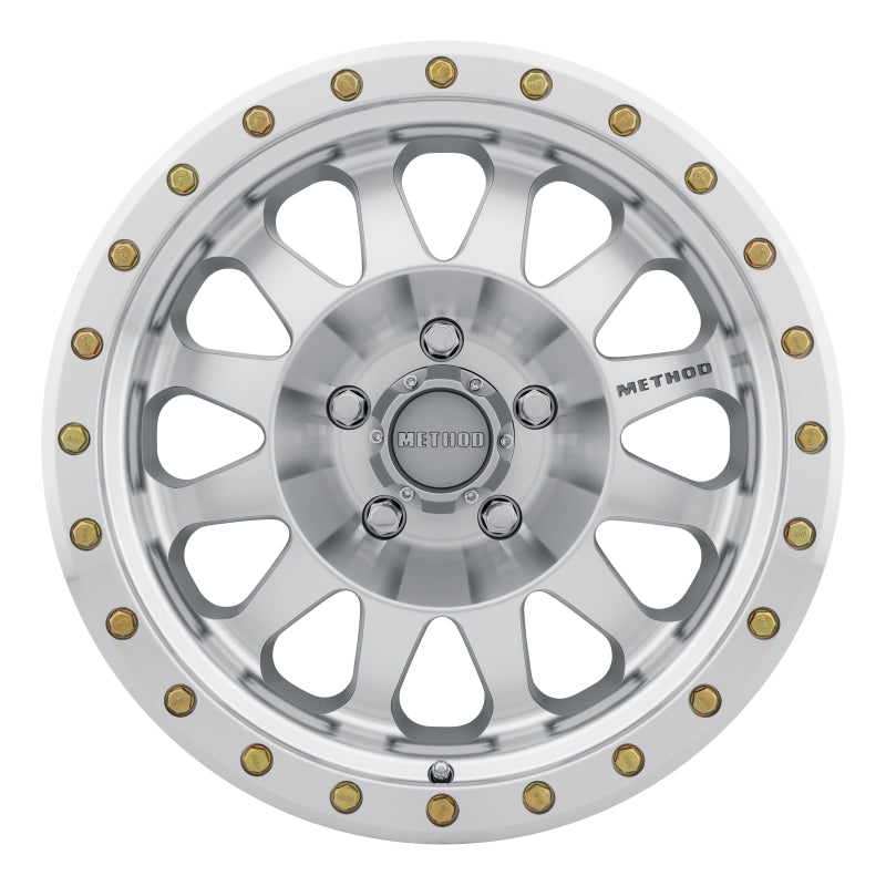 Method MR304 Double Standard 17x8.5 0mm Offset 5x5.5 108mm CB Machined/Clear Coat Wheel.