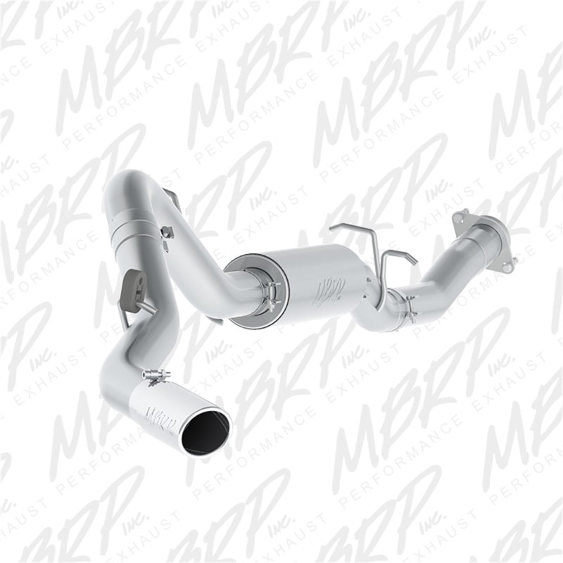 MBRP 07-10 Chevy/GMC 2500HD PU 6.0L V8 3.5in Single Side Exit Alum Cat Back Perf Exhaust.