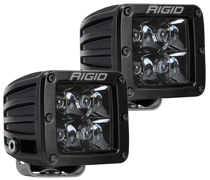 Rigid Industries D-Series Midnight Edition - Spot - Set of 2.