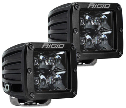 Rigid Industries D-Series Midnight Edition - Spot - Set of 2.