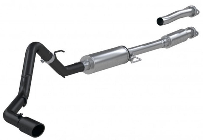 MBRP 2021+ Ford F-150 2.7L/ 3.5L Ecoboost 5.0L Single Side 3in Black Coated Catback Exhaust.