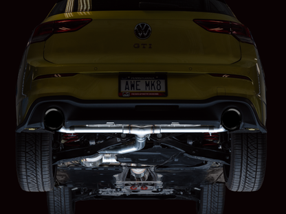 AWE Tuning Touring Catback Exhaust - Diamond Black Tips | 3015-33658