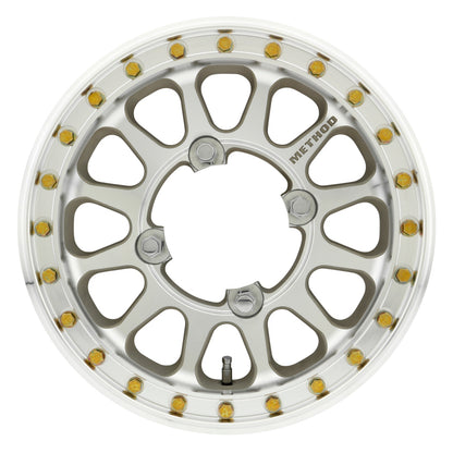 Method MR401-R UTV Beadlock 15x5 2.5+2.5/0mm Offset 4x156 127mm CB Raw Machined w/BH-H24100 Wheel.
