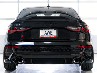 AWE Tuning Track Catback Exhaust - No Tips | 3020-31389