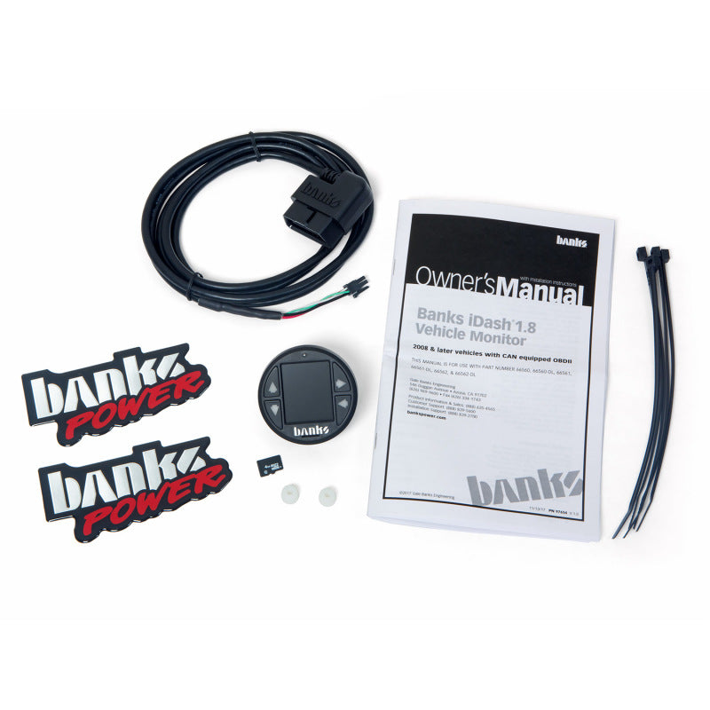 Banks Power iDash 1.8 DataMonster Universal CAN Stand-Alone Gauge.