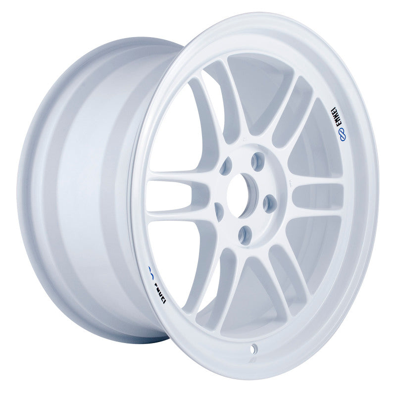Enkei RPF1 18x9.5 5x114.3 38mm Offset 73mm Center Bore Vanquish White Wheel (Special Order/ MOQ 40*).