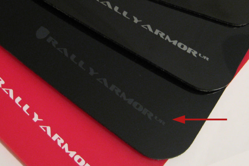 Rally Armor 02-07 Subaru WRX/STI/RS/2.5i (wagons req mod) UR Black Mud Flap w/ Grey Logo.