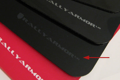 Rally Armor 2003-2008 Subaru Forester UR Black Mud Flap w/ Grey Logo.