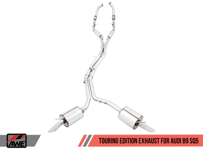 AWE Tuning Touring Catback Exhaust - No Tips | 3015-31016