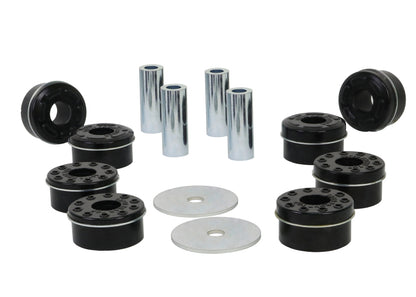 Whiteline Plus 14+ Ford Mustang GT500/S550 Crossmember Mount Bushing Kit.